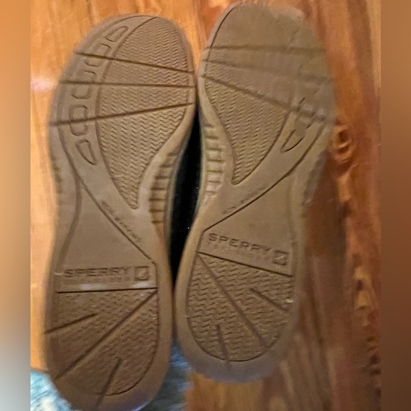 Sperry Top Sider Womens 9M Black Gold Casual Boat Shoe - Picture 4 of 5